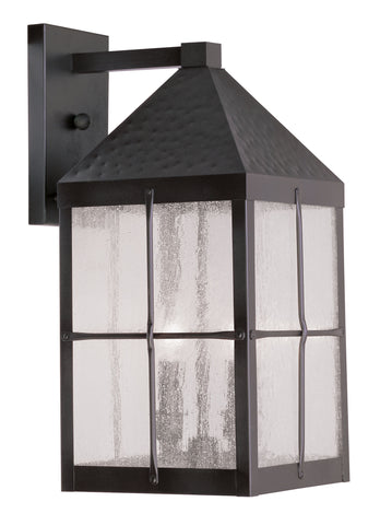 Brighton Wall Light Hammered Bronze Finish