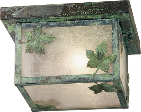 10"Sq Hyde Park Maple Leaf Flushmount 38554
