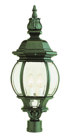 4062 VG Rochefort 28" Post Top Lamp in Green