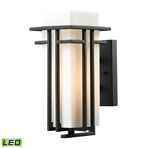 45085/1-LED Croftwell Collection 1 Light Outdoor Sconce