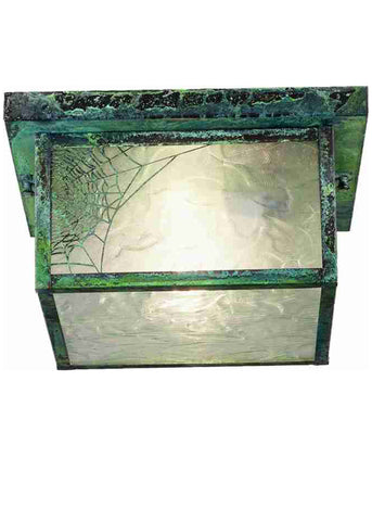 10"Sq Hyde Park Spider Web Flushmount 46324