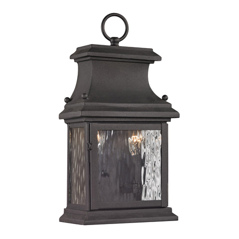 47050/2 Forged Provincial 2 Light Outdoor Sconce