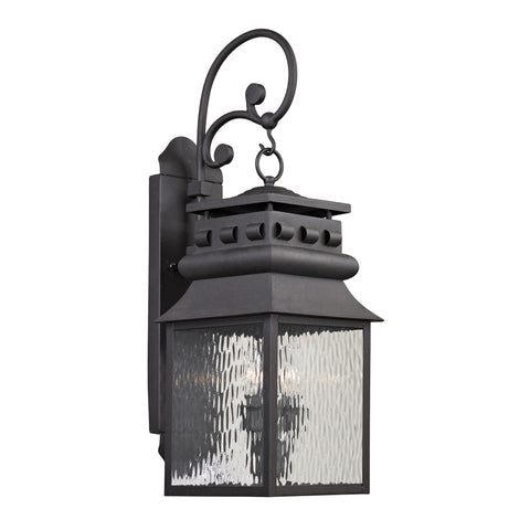 47063/2 Forged Lancaster Collection 2 Light Outdoor Sconce