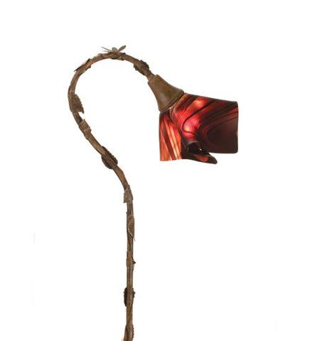 Cabernet Swirl Handkerchief Shepherd's Hook Light
