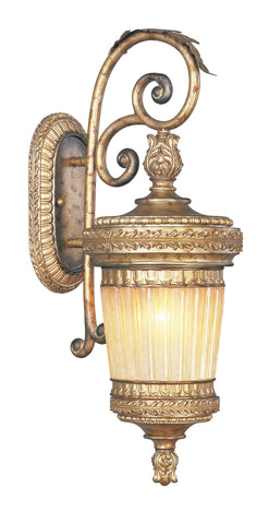 La Bella Wall Light Vintage Gold Leaf