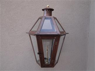 Poydras Model Gaslight GL23 w/ Wall Mount 22" x 15"
