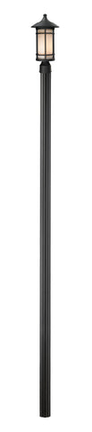 527PHM-520P96-BK Woodland Outdoor Post Light