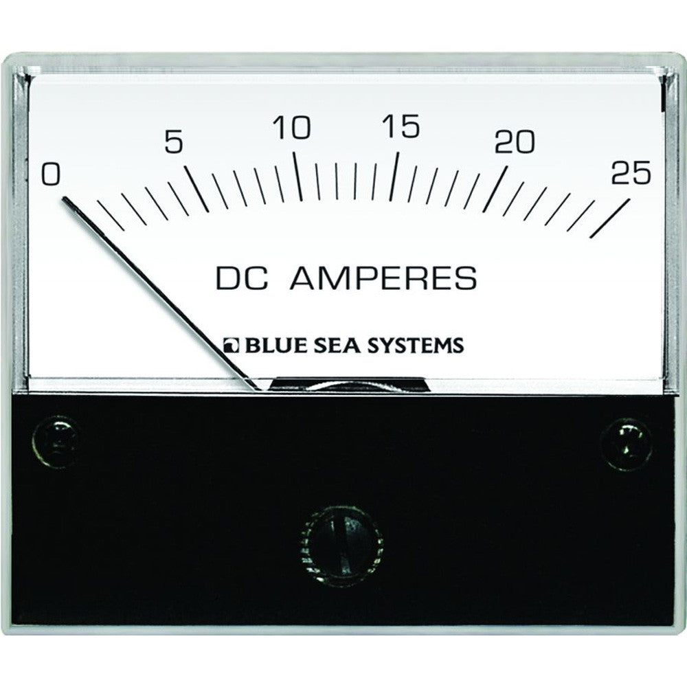 Blue Sea 8005 DC Analog Ammeter - 2-3/4" Face, 0-25 Amperes DC - Reel Draggin' Tackle
