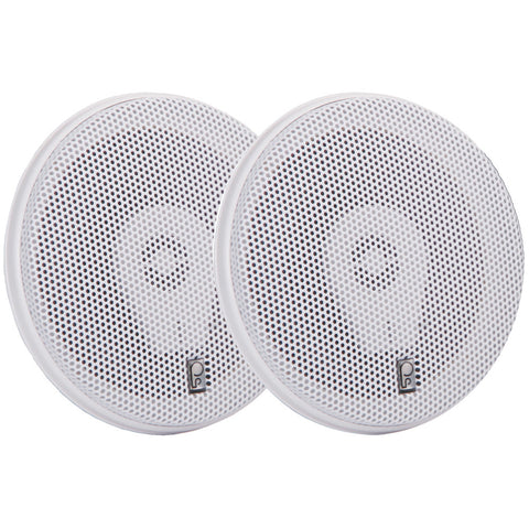 PolyPlanar 6" Titanium Series 3-Way Marine Speakers - (Pair)White - Reel Draggin' Tackle