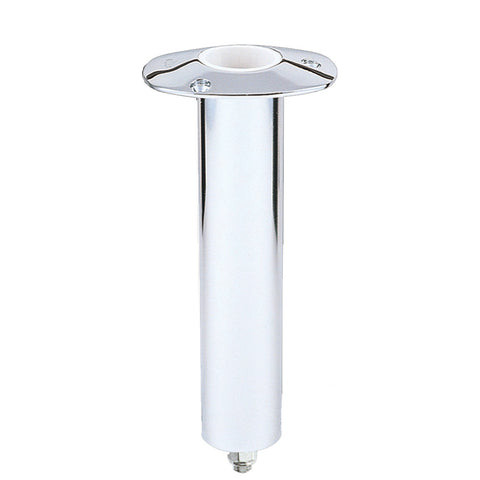 Lee's 0° Stainless Steel Swivel Base Flush Mount Rod Holder 2.25" OD X 10.5" Tube - Reel Draggin' Tackle