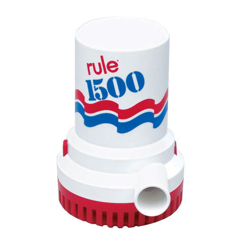 Rule 1500 G.P.H. Bilge Pump - Reel Draggin' Tackle