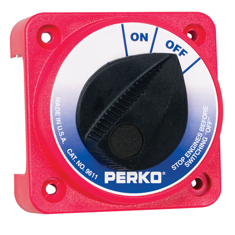 Perko 9611DP Compact Medium Duty Main Battery Disconnect Switch - Reel Draggin' Tackle