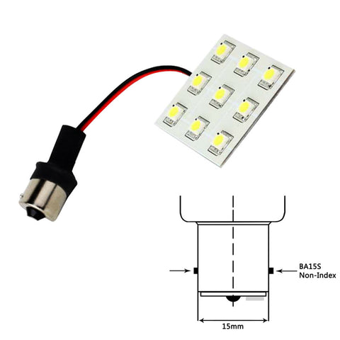 Lunasea Bayonet 9 LED Bulb BA15S - 12VAC or 10-30VDC/2W/149 Lumens - Warm White - Reel Draggin' Tackle