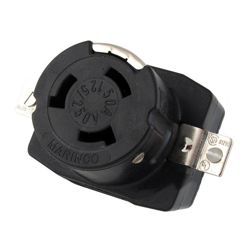 Marinco 6369CR 125/250V 50Amp Wire Dockside Receptacle - Reel Draggin' Tackle