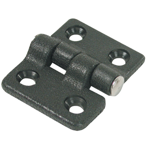 Whitecap Butt Hinge - Black Nylon - 1-1/2" x 1-3/8" - Reel Draggin' Tackle
