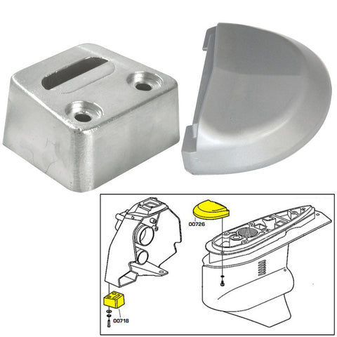 Tecnoseal Anode Kit w/Hardware - Volvo SX - Zinc - Reel Draggin' Tackle