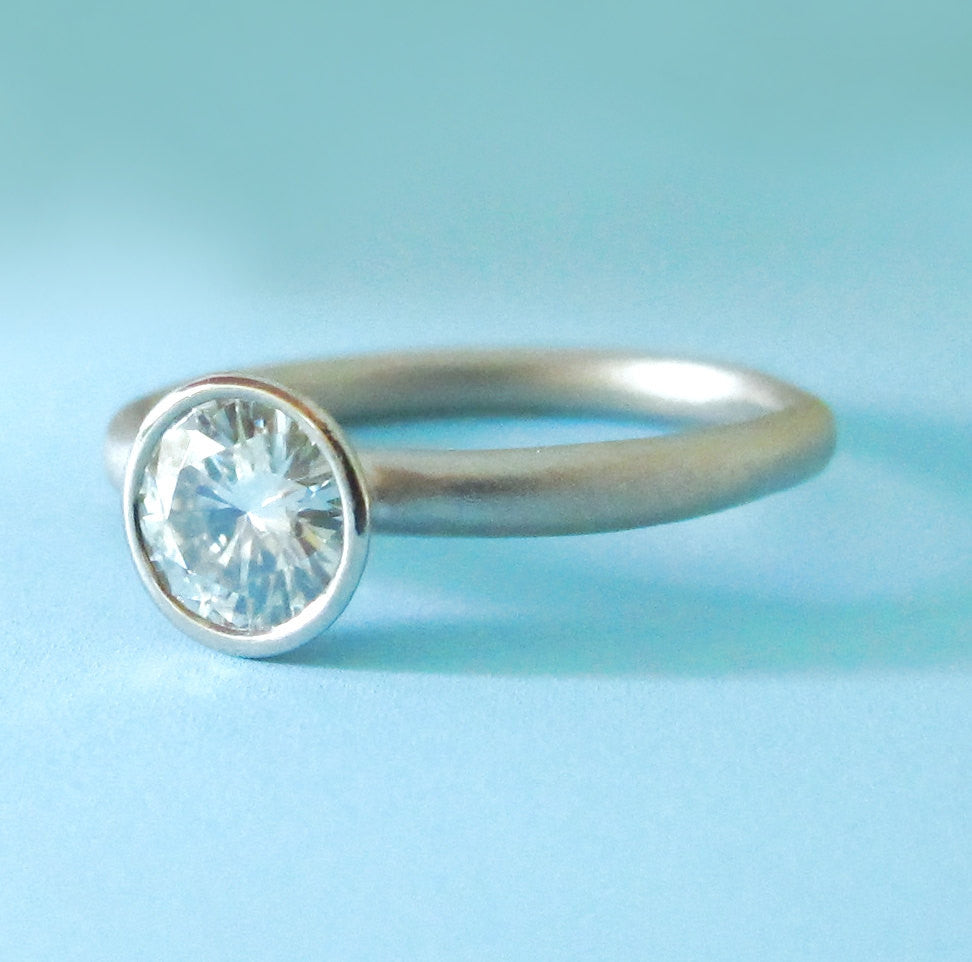 Palladium vs white gold engagement rings