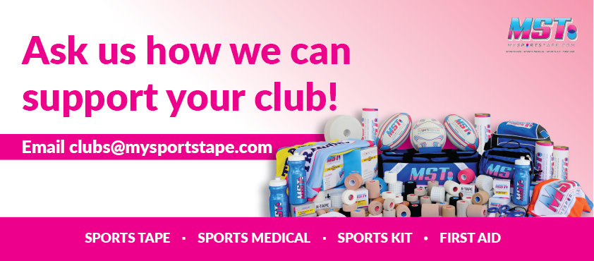 Sports club support and sponsorship by my sports tape mst mysportstape