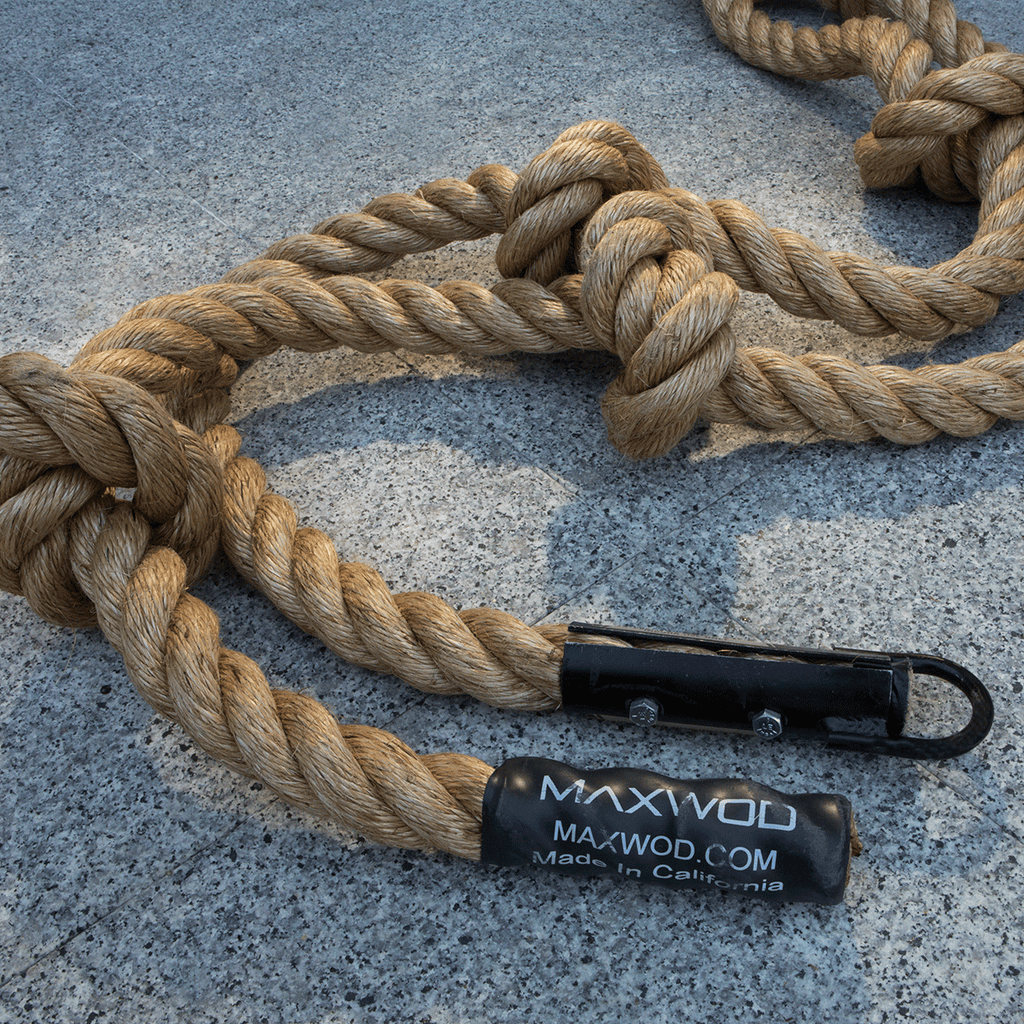 Maxwod Knotted Climbing Ropes MaxWOD Fitness