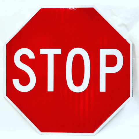 stop sign highway traffic supply