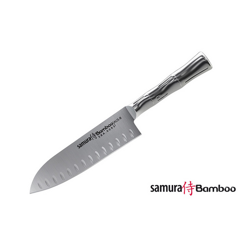 Нож кухонный стальной Сантоку Samura BAMBOO SBA-0093