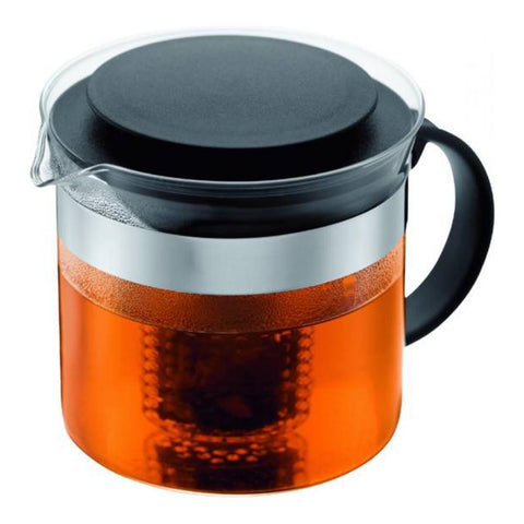 Чайник заварочный с сито-фильтром BODUM Bistro, чёрный