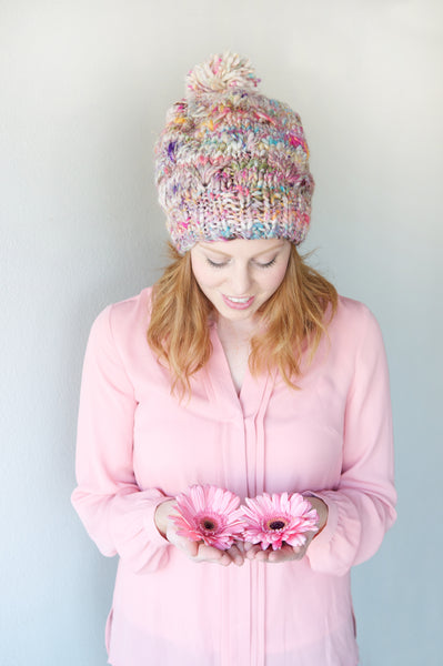 Knit Collage Dandelion Hat Knitting Pattern