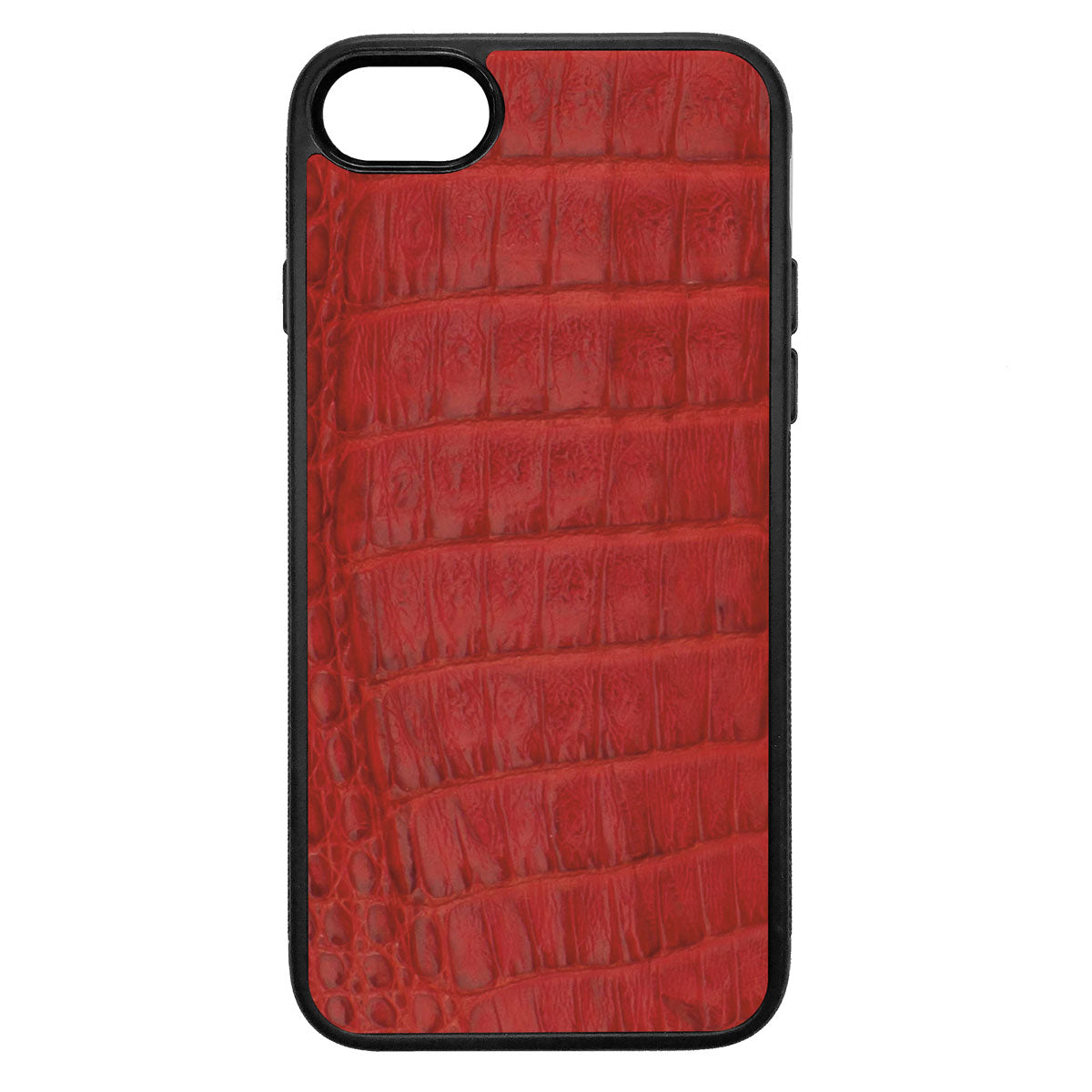 Red Crocodile iPhone 8 Leather Case