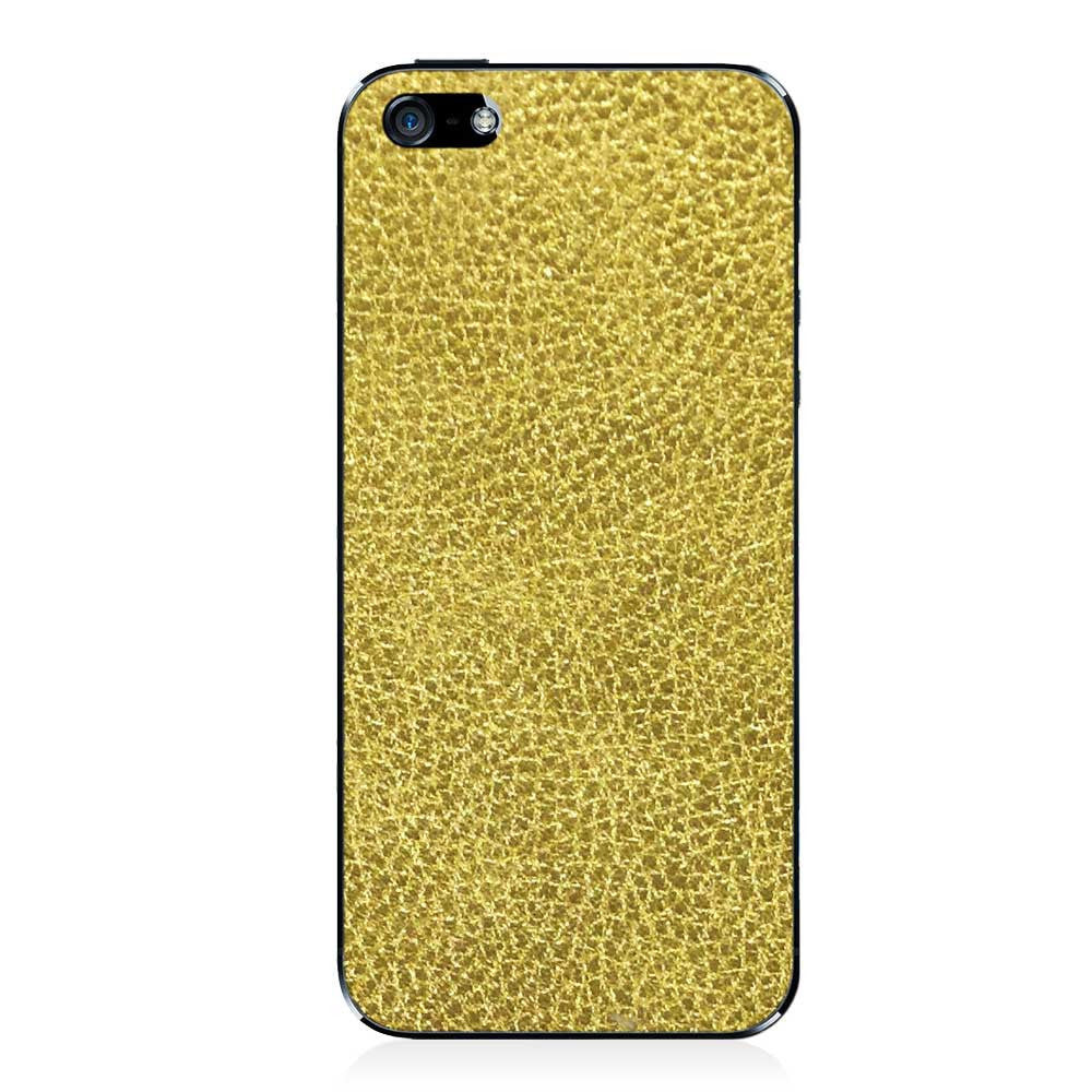 Gold iPhone 5 - 5S - SE Leather Skin