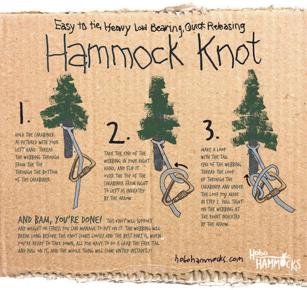 Hammock Knot with Carabiner