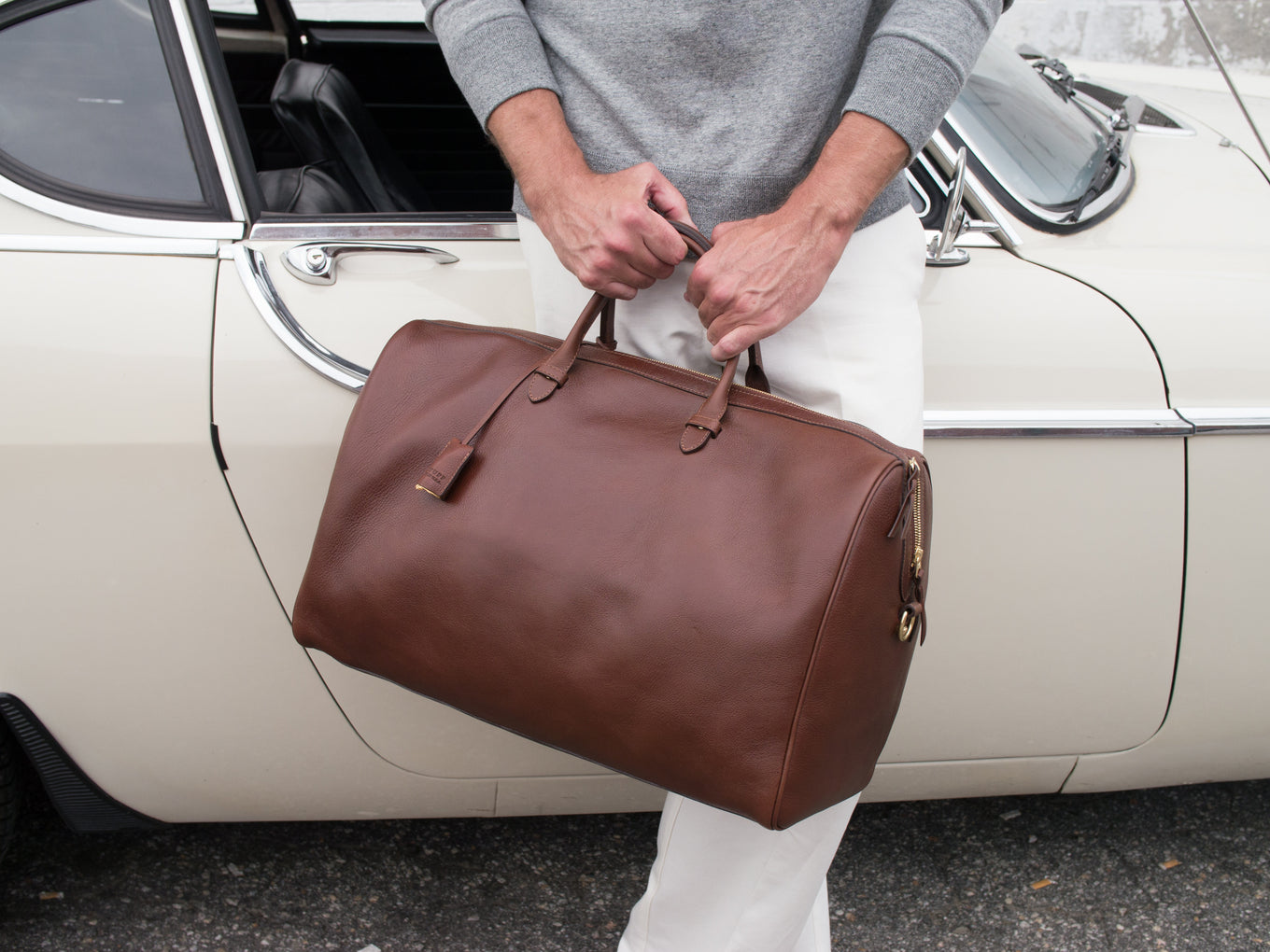 Lotuff Leather Spring Summer 2017 No. 12 Weekender Chestnut Travel Bag