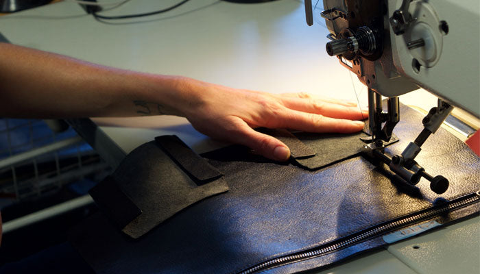 Stitching the Triumph Briefcase