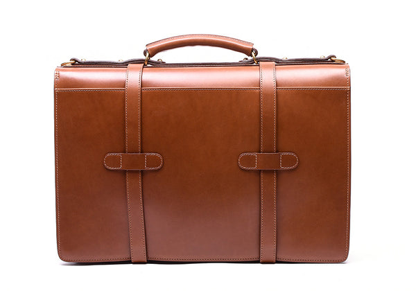 Bridle English Briefcase - Handmade Leather Briefcases and Bags