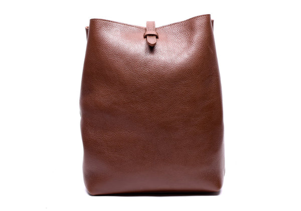 tan leather sling bag