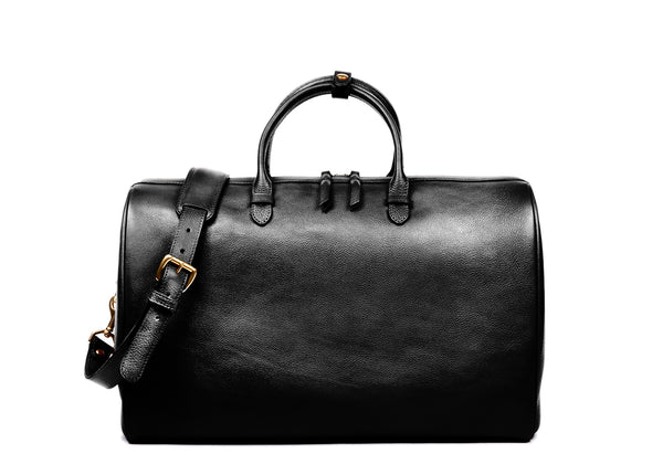 leather weekender