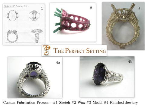 Custom Jewelry Process Anniversary Ring
