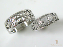 Scroll Ring Mens