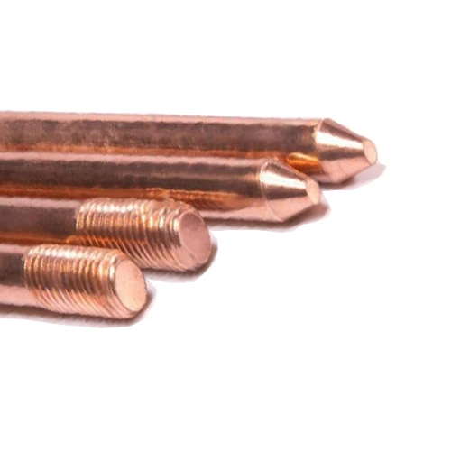 copper and zinc rods