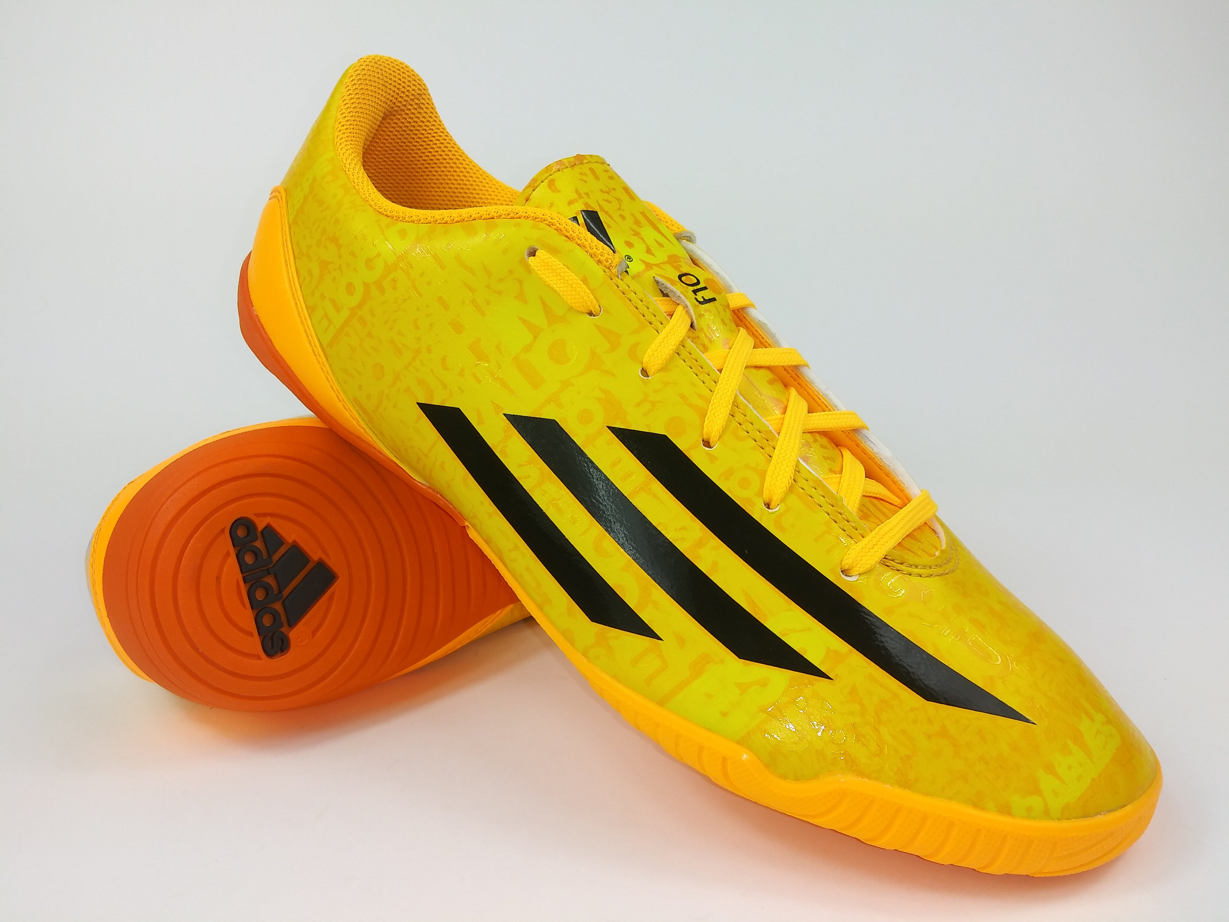 Horen van Knikken Diploma Adidas F10 IN Messi Indoor Shoes Yellow – Villegas Footwear