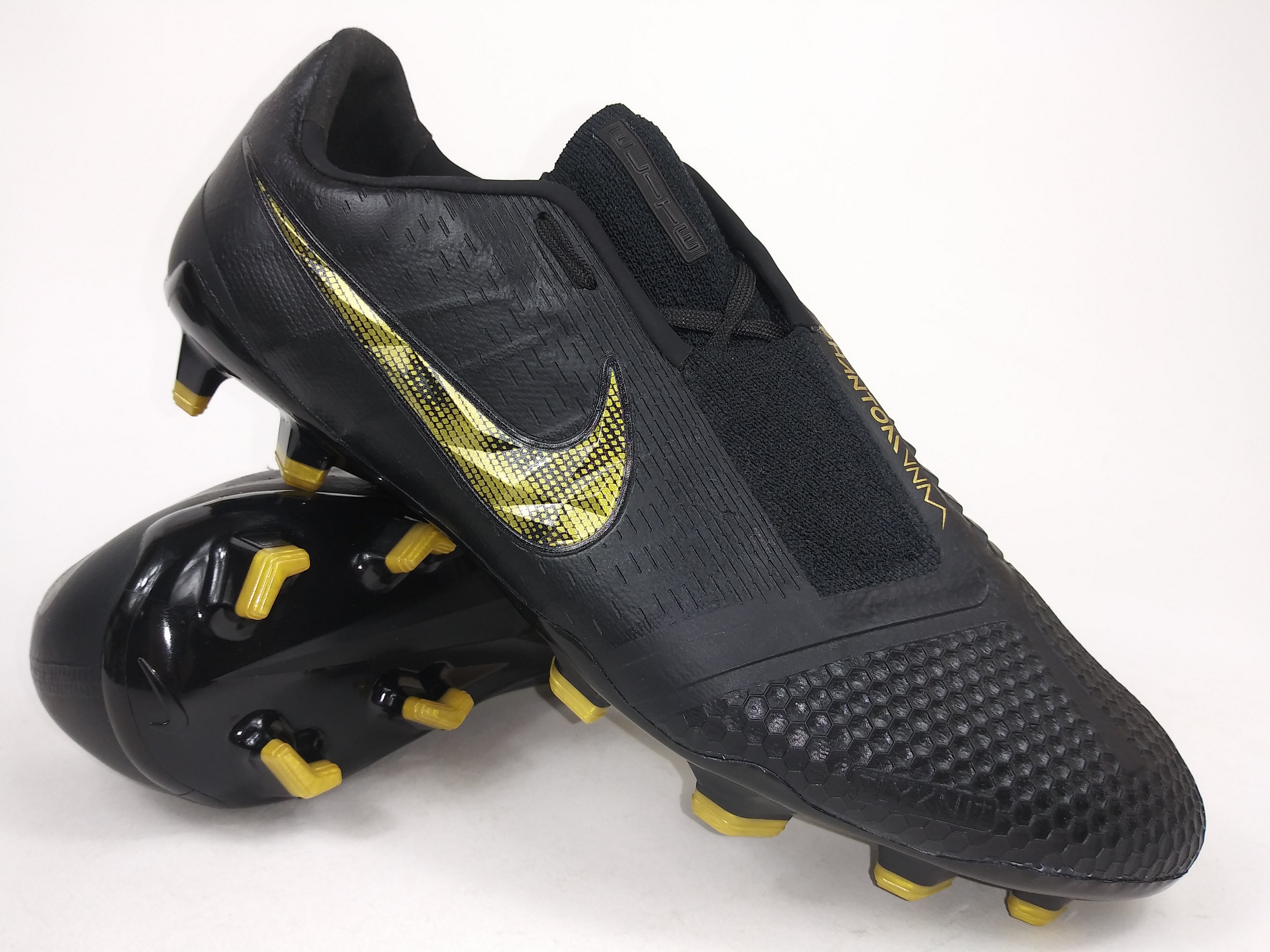 exceso grandioso Tumor maligno Nike Phantom Venom Elite FG Black Gold – Villegas Footwear