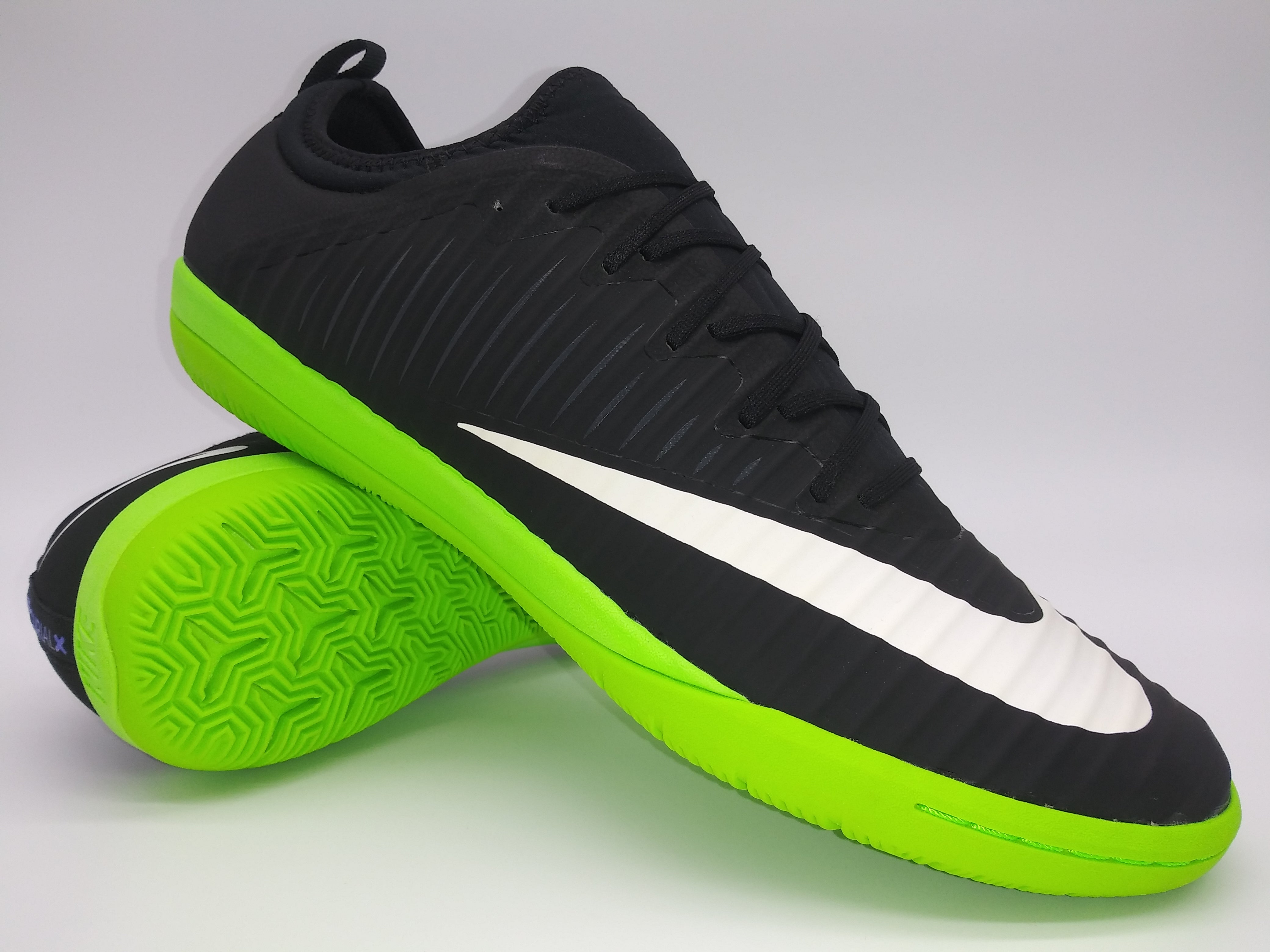 béisbol Sí misma Contemporáneo Nike Mercurialx Finale II IC Black Green – Villegas Footwear