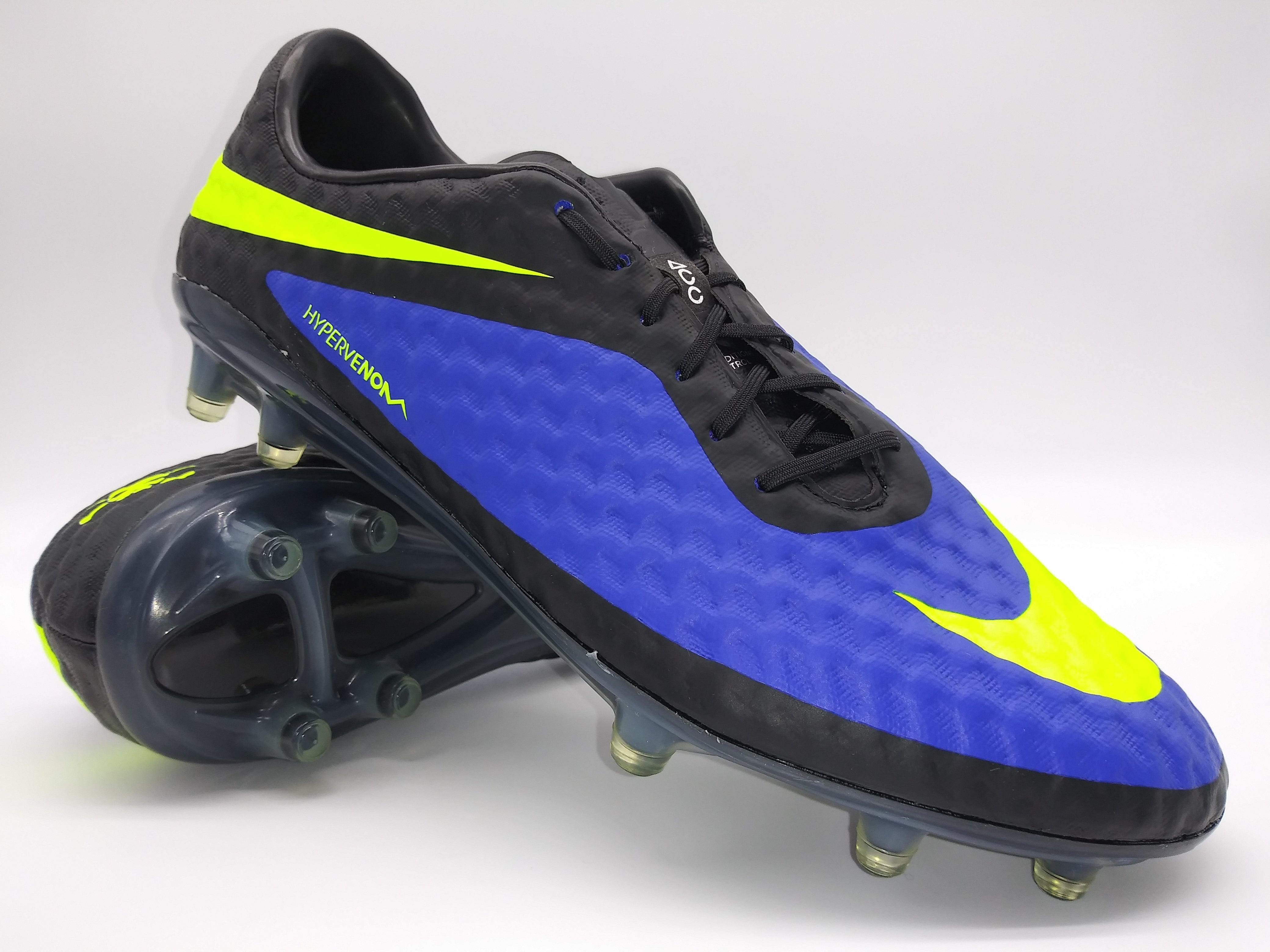 Hypervenom Phantom FG Black Blue – Villegas Footwear