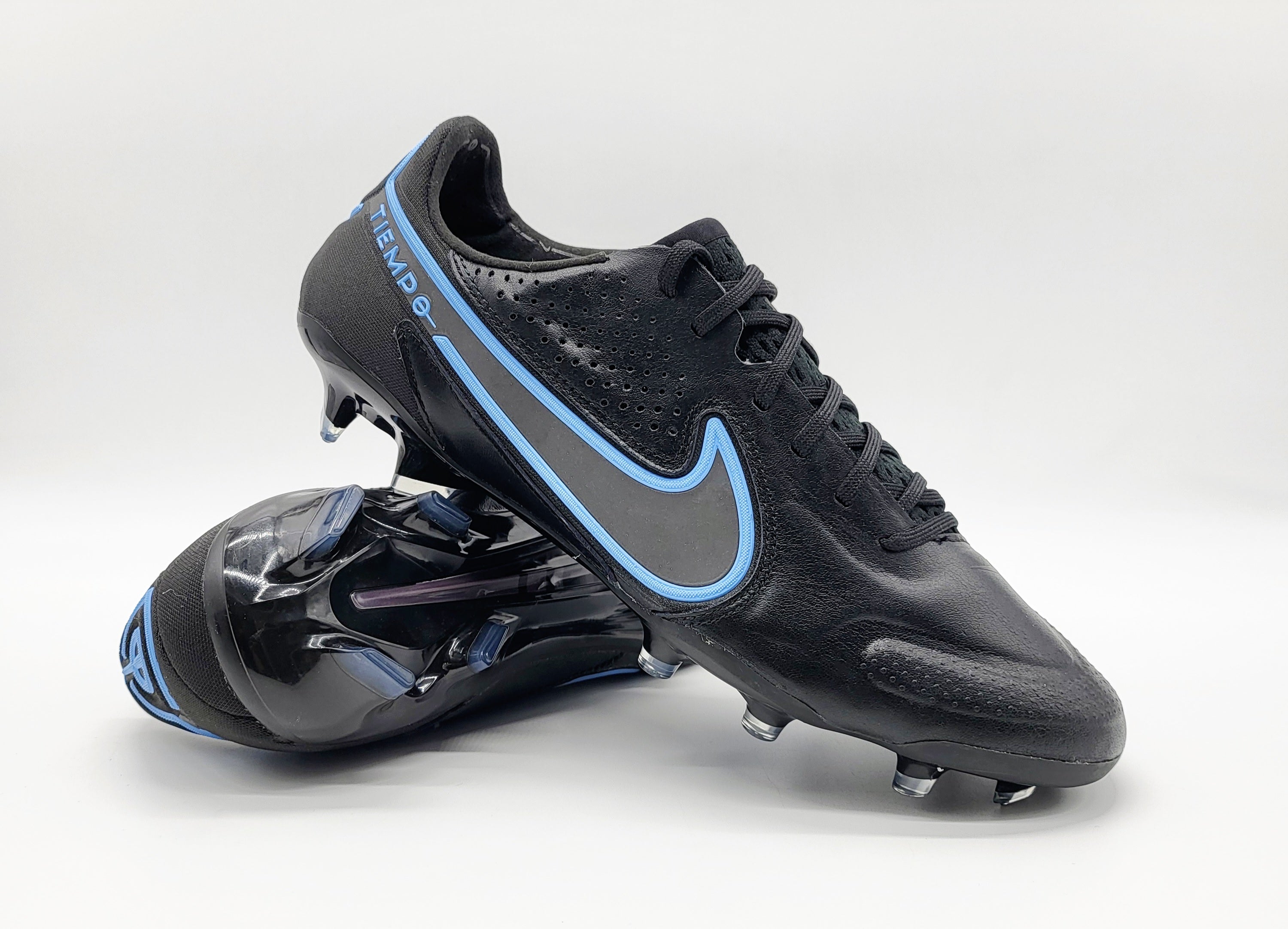 estimular Retirarse metano Nike Tiempo Legend 9 Elite FG Black Blue – Villegas Footwear