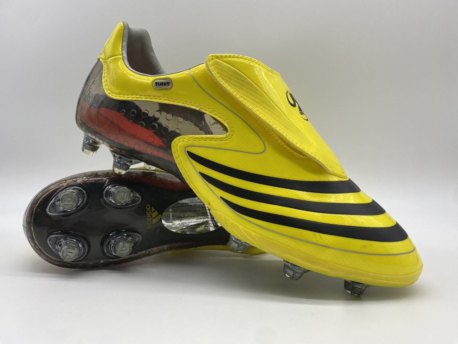 gangpad ring stem Adidas F50.8 Tunit (FG) Yellow – Villegas Footwear