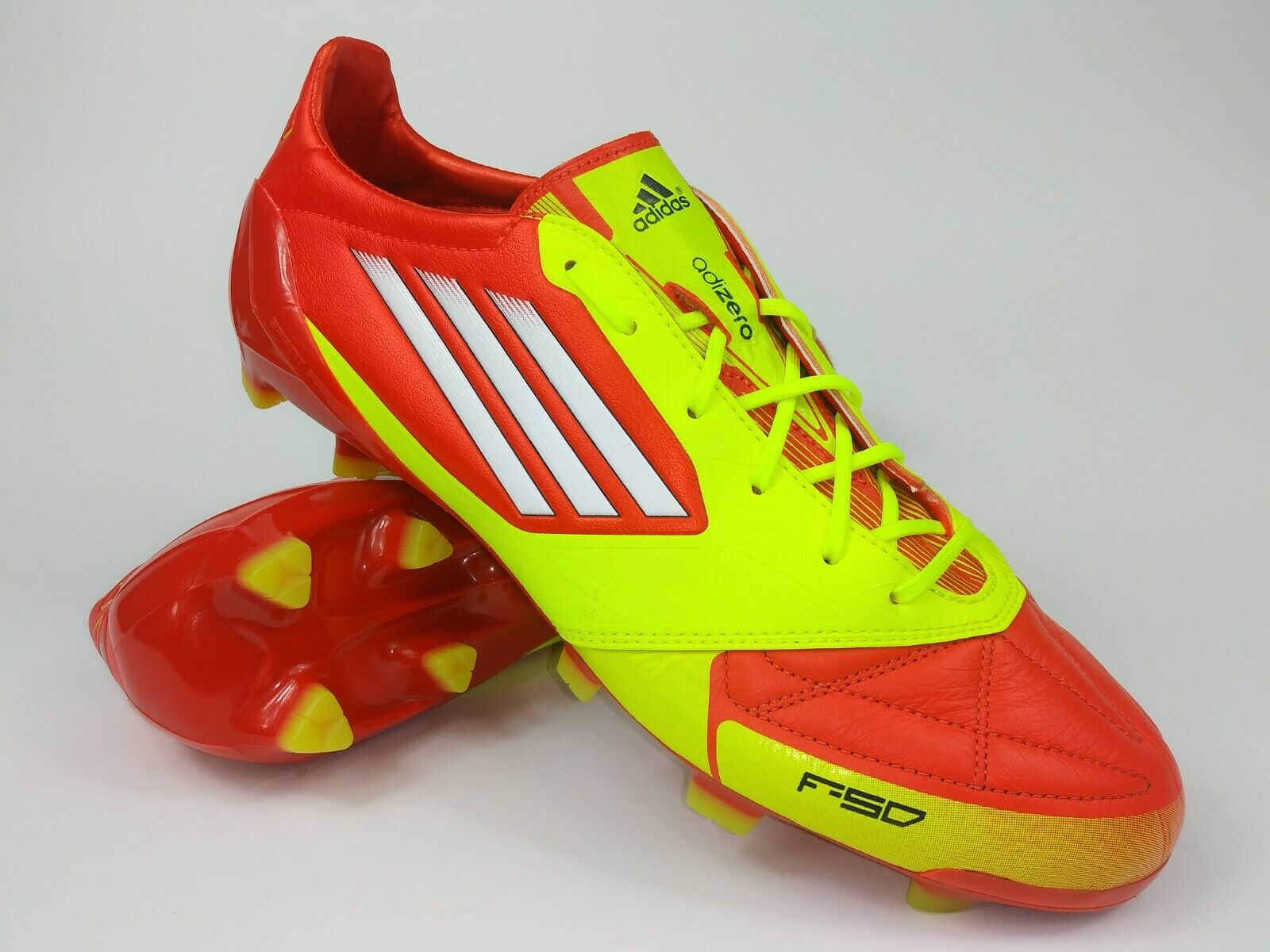 gegevens Kalksteen Bejaarden Adidas F50 adizero TRX FG Leather Orange Yellow – Villegas Footwear