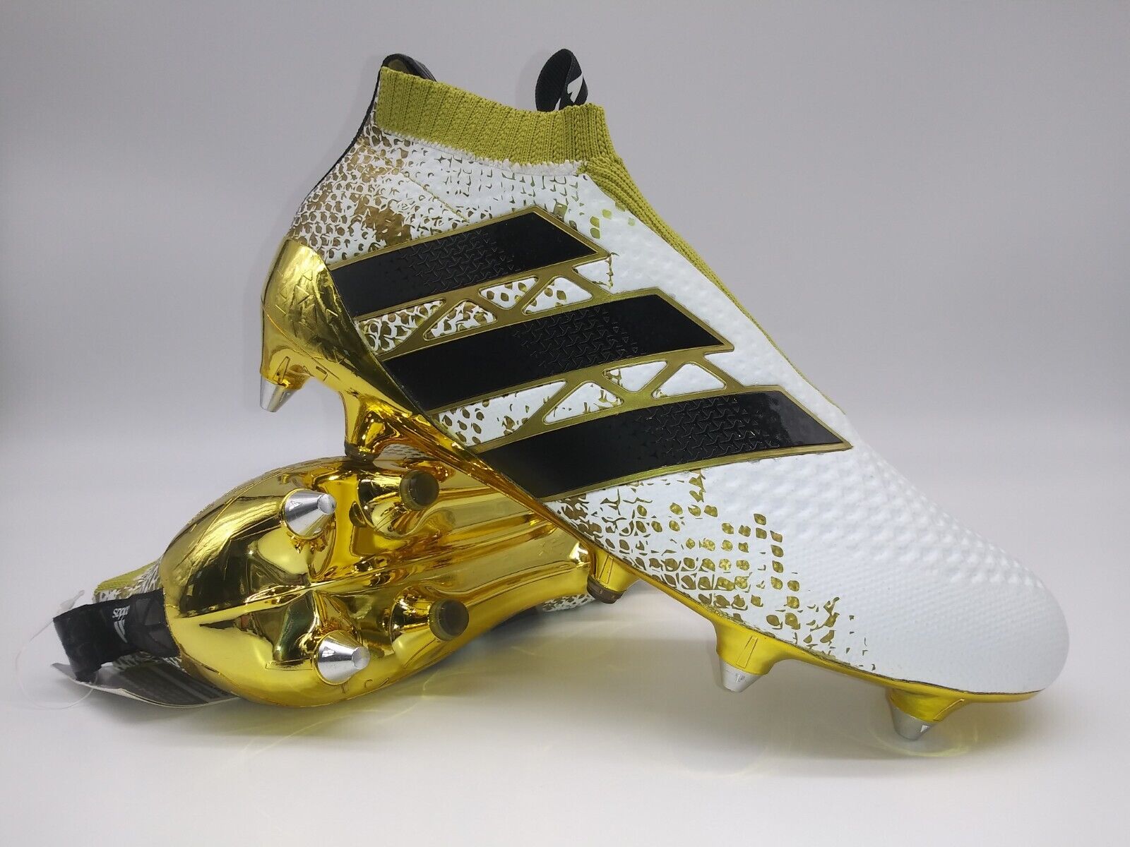 ondeugd gemakkelijk paar Adidas ACE 16+ PC SG BA8425 Gold White – Villegas Footwear