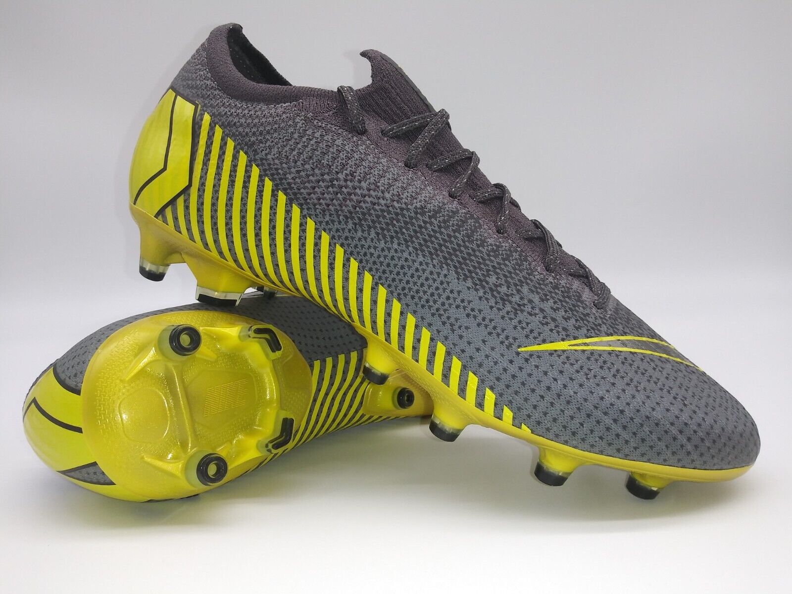 Nike Vapor 12 Elite AG Pro Grey Yellow – Footwear