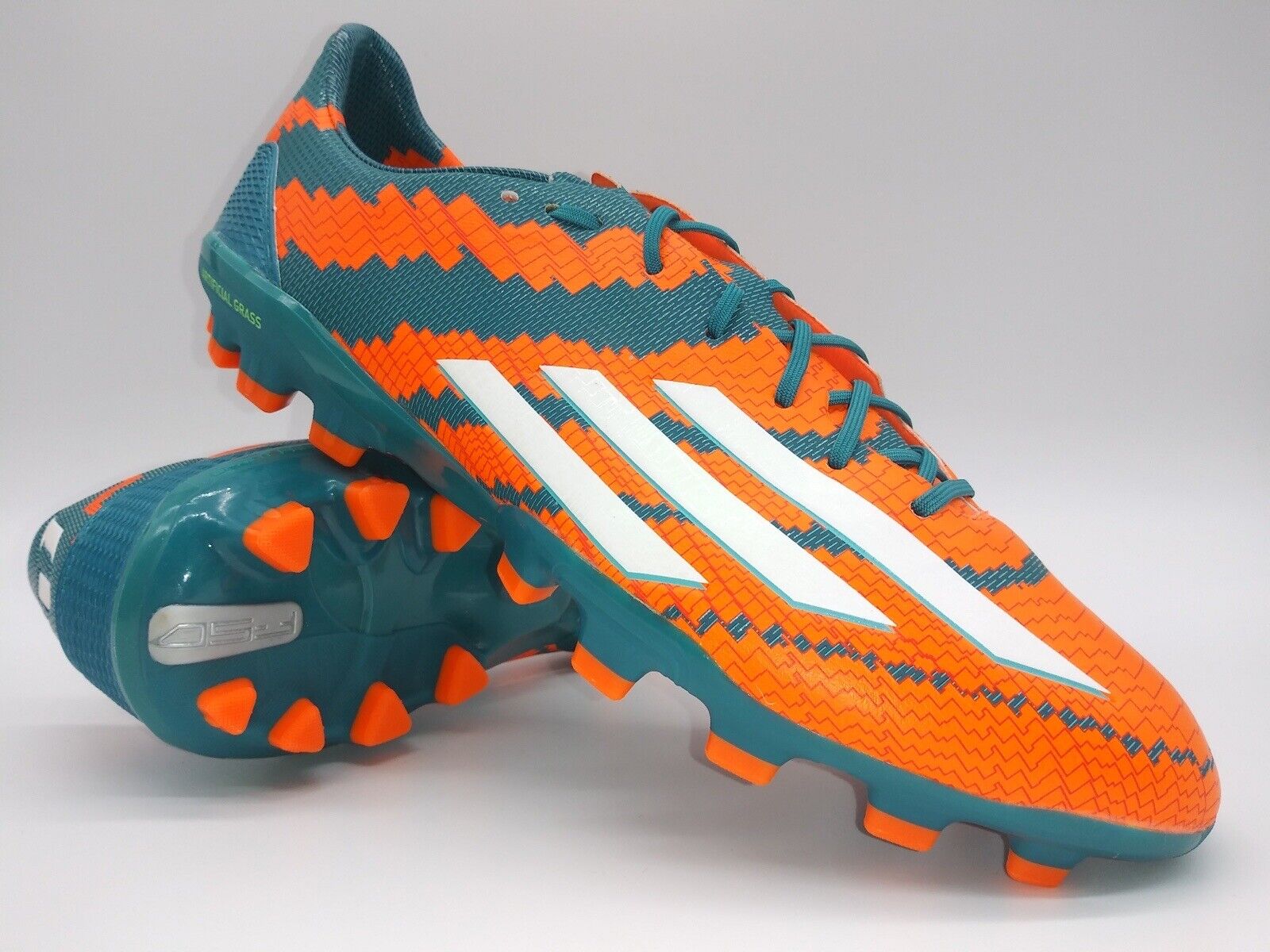min teugels jongen Adidas Messi 10.1 AG Green Orange – Villegas Footwear