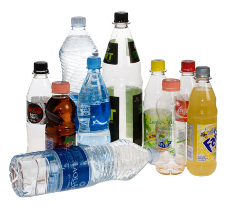 #1 plastic (PET) bottles