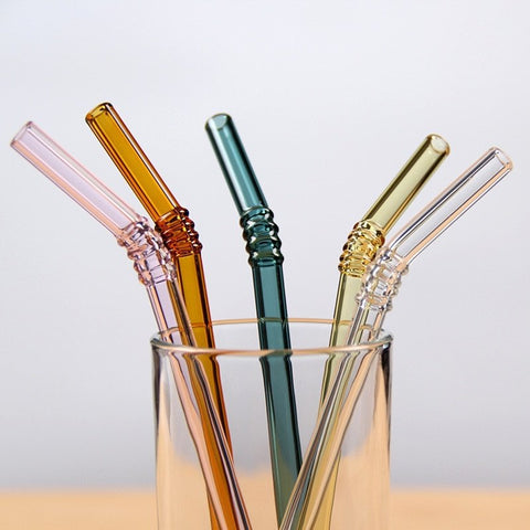 Glass straws